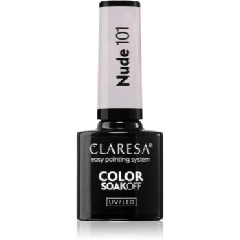 Claresa SoakOff UV/LED Color Nude lac de unghii sub forma de gel