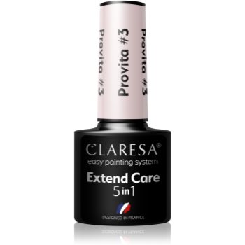 Claresa Extend Care 5 in 1 Provita baza gel pentru unghii efect regenerator