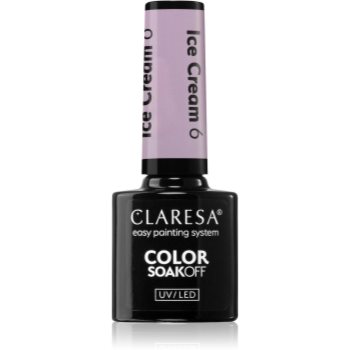 Claresa SoakOff UV/LED Color Ice Cream lac de unghii sub forma de gel