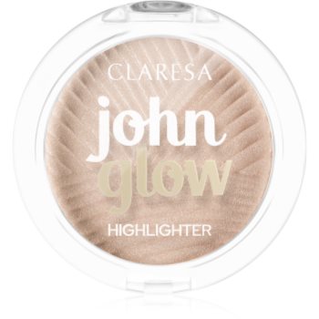 Claresa John Glow Pudra compacta ce ofera luminozitate