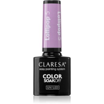 Claresa SoakOff UV/LED Color Lollipop lac de unghii sub forma de gel