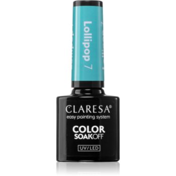 Claresa SoakOff UV/LED Color Lollipop lac de unghii sub forma de gel