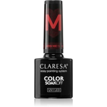 Claresa SoakOff UV/LED Color Kiss Me lac de unghii sub forma de gel