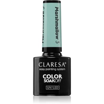 Claresa SoakOff UV/LED Color Marshmallow lac de unghii sub forma de gel