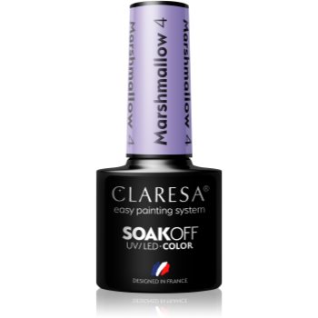 Claresa SoakOff UV/LED Color Marshmallow lac de unghii sub forma de gel