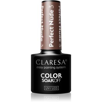 Claresa SoakOff UV/LED Color Perfect Nude lac de unghii sub forma de gel