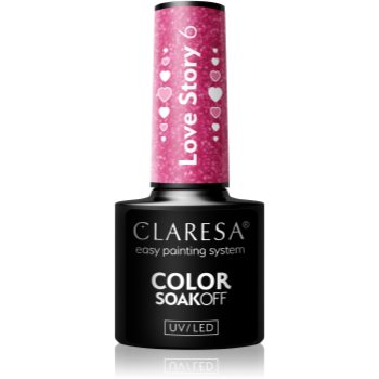 Claresa SoakOff UV/LED Color Love Story lac de unghii sub forma de gel