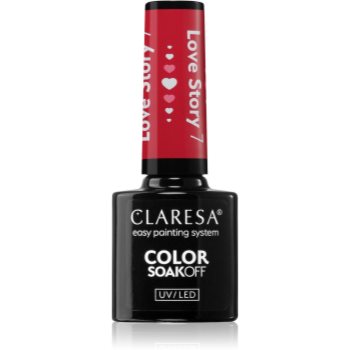 Claresa SoakOff UV/LED Color Love Story lac de unghii sub forma de gel