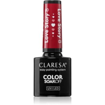 Claresa SoakOff UV/LED Color Love Story lac de unghii sub forma de gel