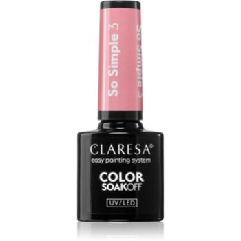 Claresa SoakOff UV/LED Color So Simple lac de unghii sub forma de gel