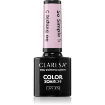 Claresa SoakOff UV/LED Color So Simple lac de unghii sub forma de gel