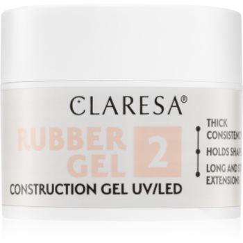 Claresa Rubber Gel Construction Gel UV/LED Gel pentru extensiile unghiilor