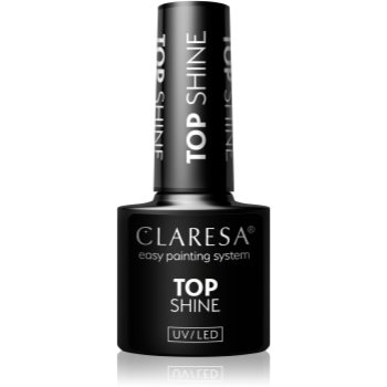 Claresa UV/LED Top Shine lac gel de unghii pentru acoperirea superioară glossy