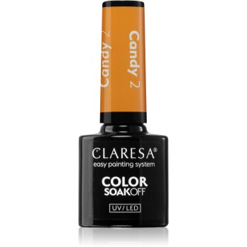 Claresa SoakOff UV/LED Color Candy lac de unghii sub forma de gel