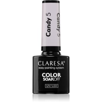 Claresa SoakOff UV/LED Color Candy lac de unghii sub forma de gel