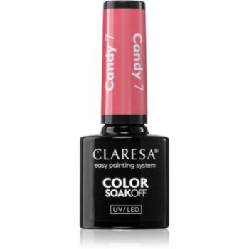 Claresa SoakOff UV/LED Color Candy lac de unghii sub forma de gel