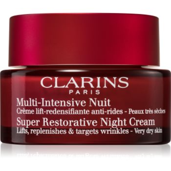 Clarins Super Restorative Night Cream crema de noapte uscata si foarte uscata