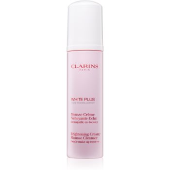 Clarins White Plus Pure Translucency Brightening Creamy Mousse Cleanser spuma de curatat pentru toate tipurile de ten