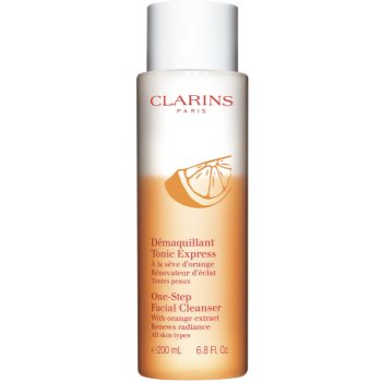 Clarins CL Cleansing One-Step Facial Cleanser demachiant facial și tonic facial