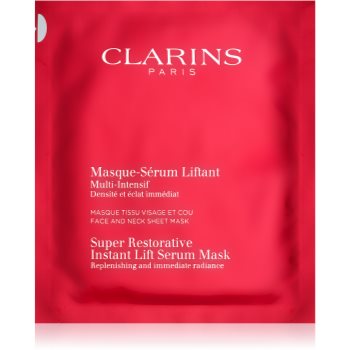 Clarins Super Restorative Instant Lift Serum Mask masca regeneratoare pentru netezirea instantanee a ridurilor Clarins