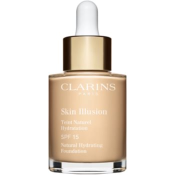 Clarins Skin Illusion Natural Hydrating Foundation makeup radiant cu hidratare SPF 15