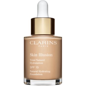 Clarins Skin Illusion Natural Hydrating Foundation makeup radiant cu hidratare SPF 15 Online Ieftin accesorii