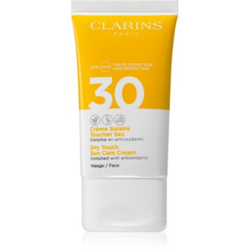 Clarins Dry Touch Sun Care Cream crema de soare pentru fata SPF 30 accesorii imagine noua