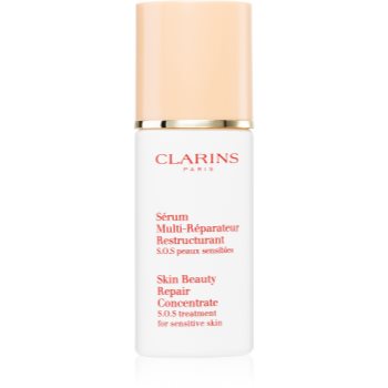 Clarins Skin Beauty Repair Concentrate S.O.S Treatment ser nutritiv cu efect de regenerare pentru piele sensibila cu tendinte de inrosire Clarins