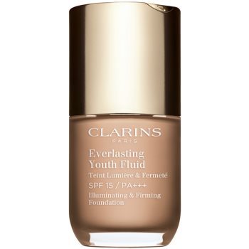 Clarins Everlasting Youth Fluid Foundation make-up pentru luminozitate SPF 15