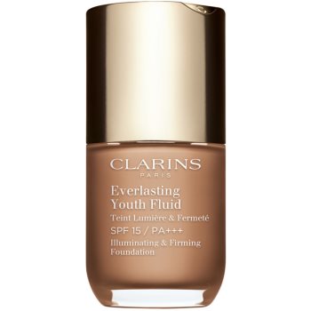 Clarins Everlasting Youth Fluid Foundation make-up pentru luminozitate SPF 15