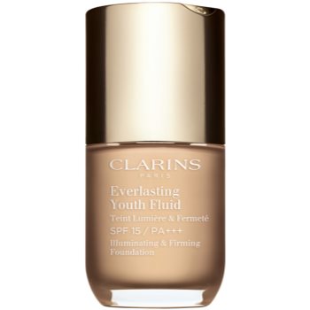 Clarins Everlasting Youth Fluid Foundation make-up pentru luminozitate SPF 15