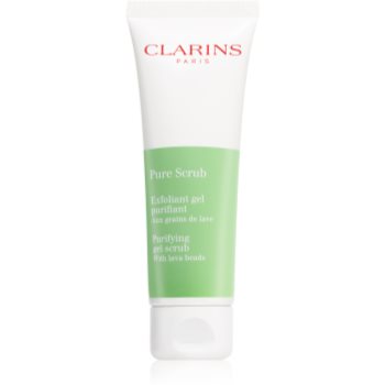 Clarins CL Cleansing Pure Scrub gel exfoliant pentru ten gras Clarins