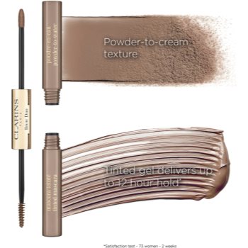 Clarins Brow Duo set pentru aranjarea sprâncenelor pentru fixare și formă - 1 | YEO