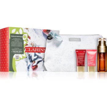 Clarins Double Serum & Super Restorative Collection set cadou pentru ten matur