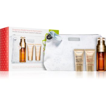 Clarins Double Serum & Nutri-Lumière Collection set cadou pentru regenerare intensiva si fermitate