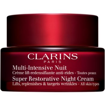 Clarins Super Restorative Night Cream crema de noapte pentru toate tipurile de ten accesorii imagine noua