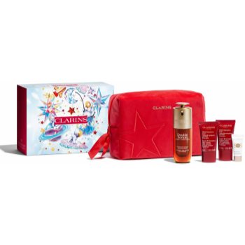 Clarins Double Serum & Super Restorative Collection set cadou pentru ten matur Luminosity