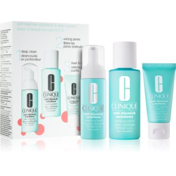 Clinique Anti-Blemish Solutions™ Clear Skin System Starter Kit Seturi pentru voiaj (perfecta pentru curatare)