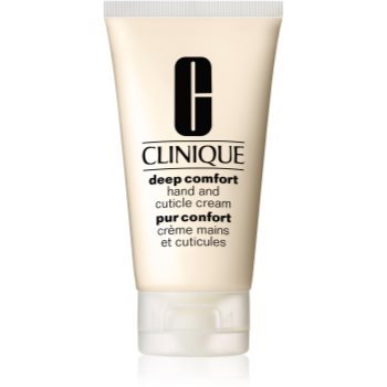 Clinique Deep Comfort™ Hand and Cuticle Cream crema puternic hidratanta pe maini, unghii si cuticule