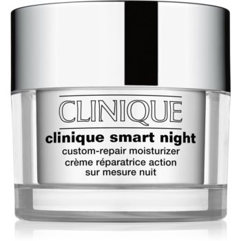 Clinique Smart Night™ Custom-Repair Moisturizer Crema de noapte hidratanta anti-rid ten uscat si mixt Clinique imagine noua 2022 scoalamachiaj.ro