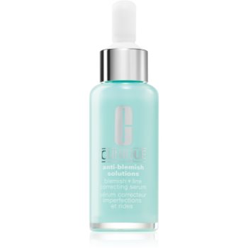 Clinique Anti-Blemish Solutions™ Anti-blemish + Line Correcting Serum ser pentru uniformizare pentru ten acneic