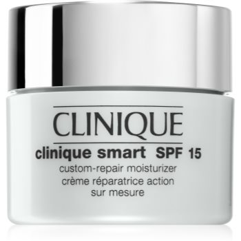 Clinique Clinique Smart SPF 15 Custom-Repair Moisturizer crema anti-rid hidratanta pentru ten uscat si combinat SPF 15 image15