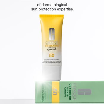 Clinique Sun UV Solutions Hydrating Sunscream SPF 50 crema de soare pentru fata hidratant Creme pentru ten, Clinique Sun UV Solutions Hydrating Sunscream SPF 50 crema de soare pentru fata hidratant - Sellmag.ro