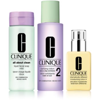 Clinique 3 Steps Skincare Systeme Dry Skin Types set cadou pentru tenul uscat Lotiuni tonice, Clinique 3 Steps Skincare Systeme Dry Skin Types set cadou pentru tenul uscat - Sellmag.ro