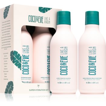 Coco & Eve Like A Virgin Super Hydration Kit sampon si balsam pentru hidratare si stralucire