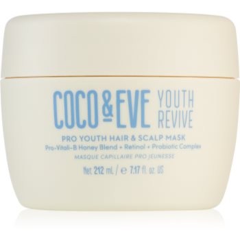 Coco & Eve Youth Revive Pro Youth Hair & Scalp Mask Masca Revitalizanta Pentru Par, Cu Efect Anti-imbatranire