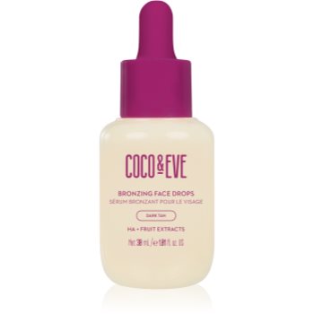 Coco & Eve Sunny Honey Bronzing Face Drops picaturi pentru bronzare faciale