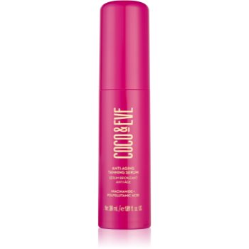 Coco & Eve Sunny Honey Anti-Aging Tanning Serum ser autobronzant pentru fata