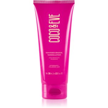 Coco & Eve Sunny Honey Sun-kissed Gradual Tanning Lotion lotiune autobronzanta pentru bronzare graduala