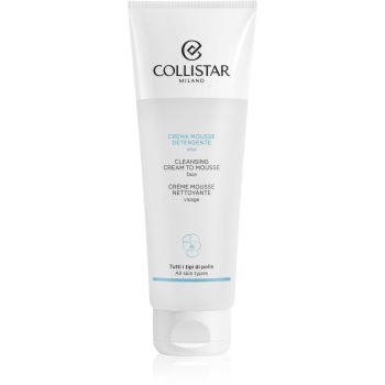 Collistar Cleansing Cream To Mousse spuma demachianta cu o textura cremoasa